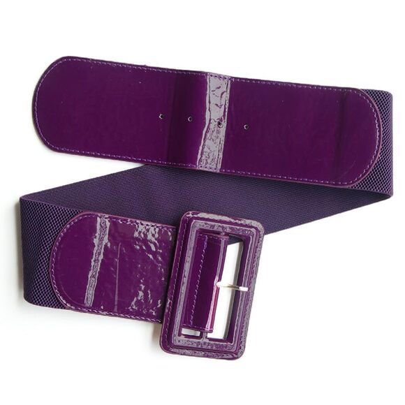 Women's Belt Wide Stretchy Elastic Waist Belt For Dress Adjustable Vintage🦛 - Picture 4 of 7